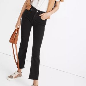 madewell cali demi boot washed black size 26